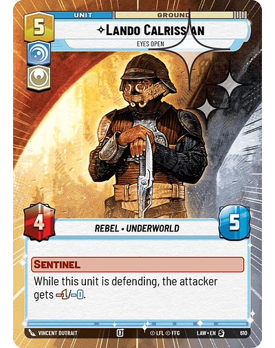 Lando Calrissian - Eyes Open (Hyperspace Foil)