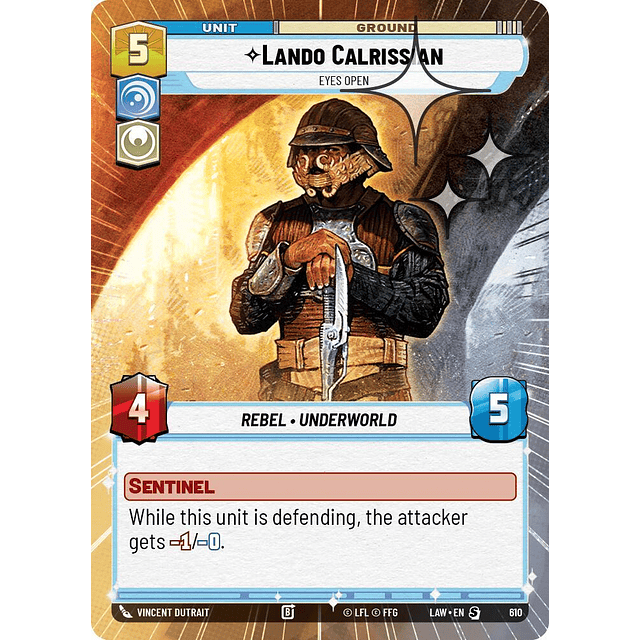 Lando Calrissian - Eyes Open (Hyperspace Foil)