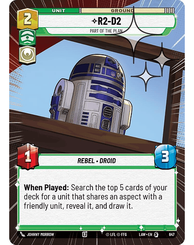 R2-D2 - Part of the Plan (Hyperspace Foil)
