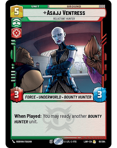 Asajj Ventress - Reluctant Hunter