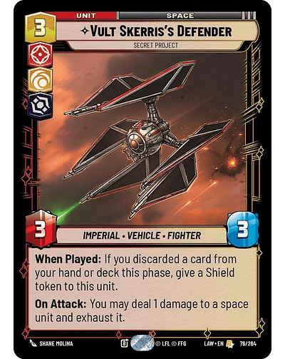 Vult Skerris's Defender - Secret Project