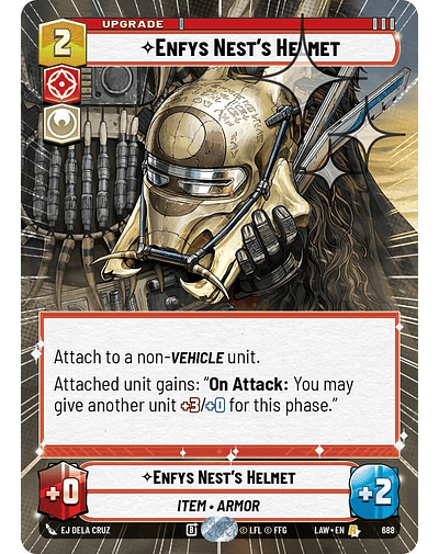 Enfys Nest's Helmet (Hyperspace Foil)