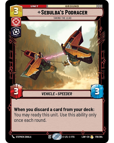 Sebulba's Podracer - Taking the Lead