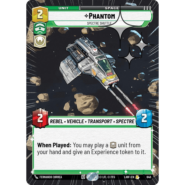 Phantom - Spectre Shuttle (Hyperspace Foil)