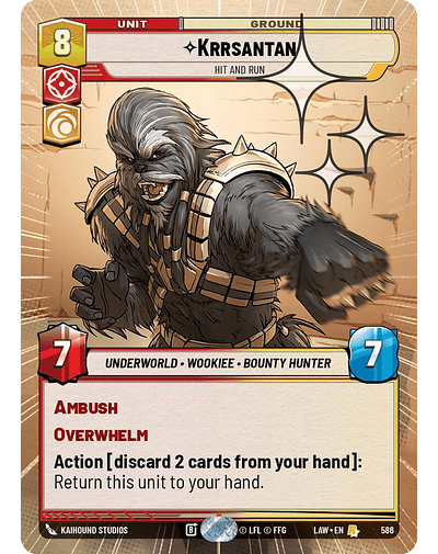 Krrsantan - Hit and Run (Hyperspace Foil)