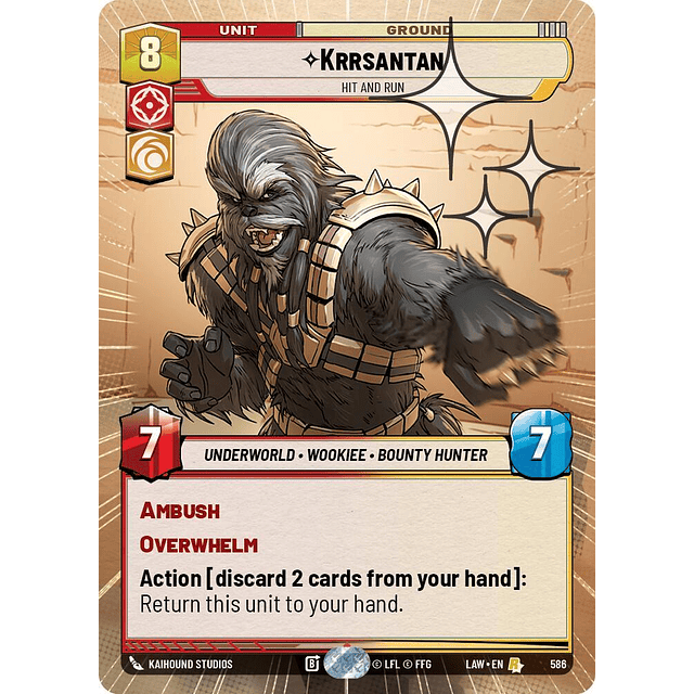 Krrsantan - Hit and Run (Hyperspace Foil)