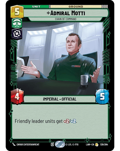 Admiral Motti - Chain of Command
