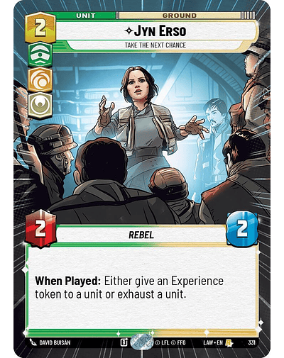 Jyn Erso - Take the Next Chance (Hyperspace)