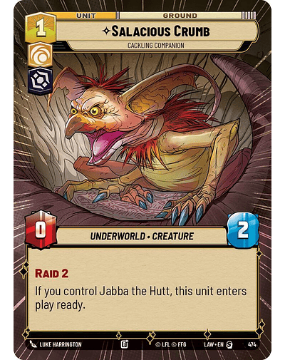 Salacious Crumb - Cackling Companion (Hyperspace)