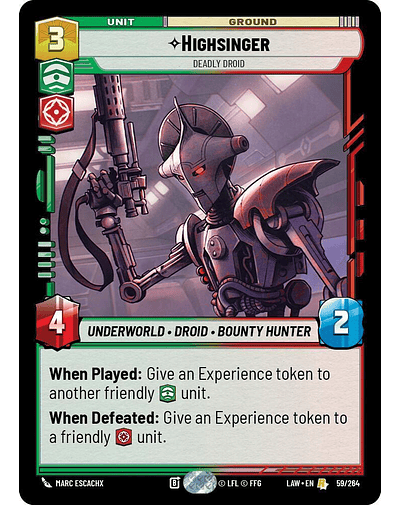 Highsinger - Deadly Droid