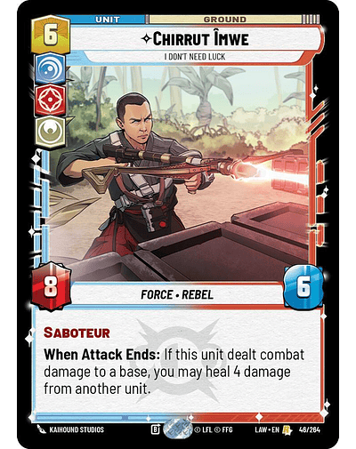 Chirrut Îmwe - I Don't Need Luck 