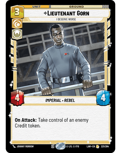 Lieutenant Gorn - I Deserve Worse