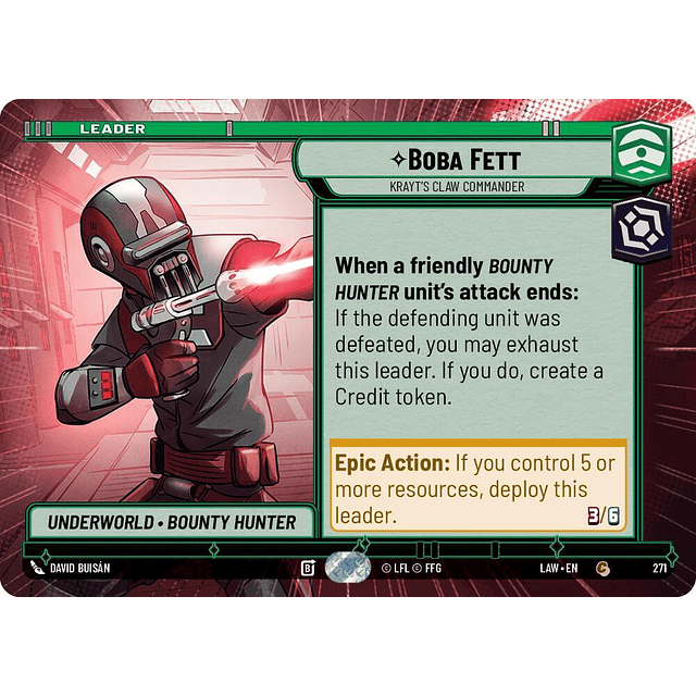 Boba Fett - Krayt's Claw Commander (Hyperspace)