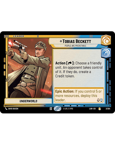 Tobias Beckett - People are Predictable