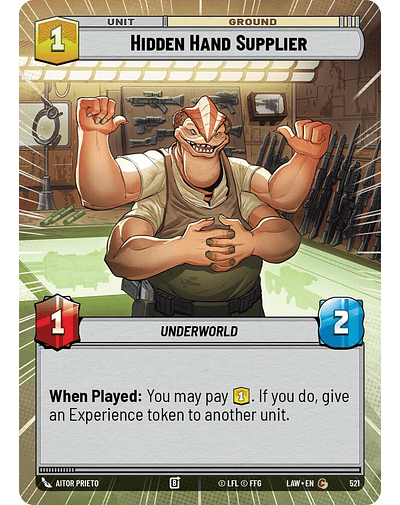 Hidden Hand Supplier (Hyperspace)