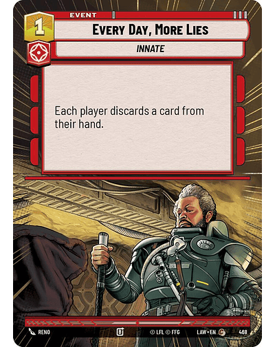 Every Day, More Lies (Hyperspace)