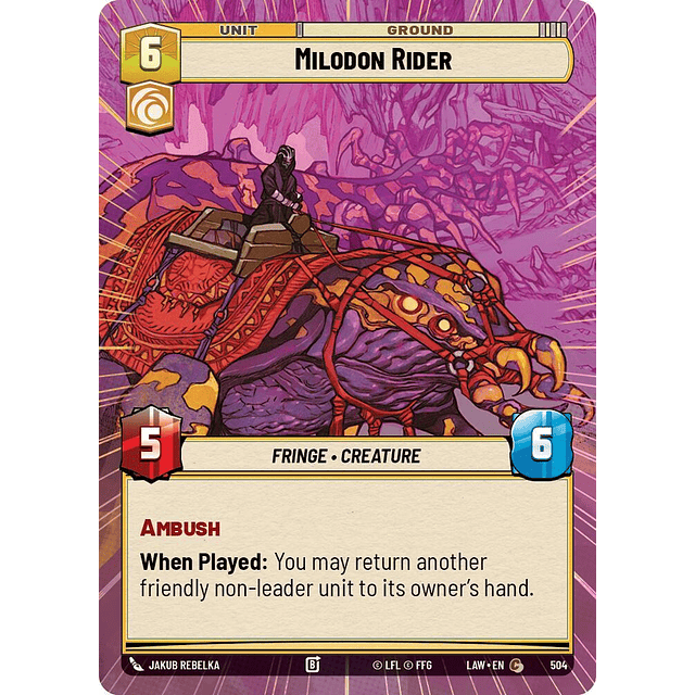 Milodon Rider (Hyperspace) 