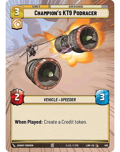 Champion's KT-9 Podracer (Hyperspace)