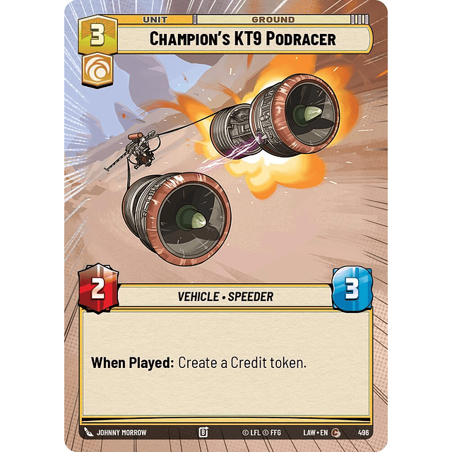 Champion's KT-9 Podracer (Hyperspace)
