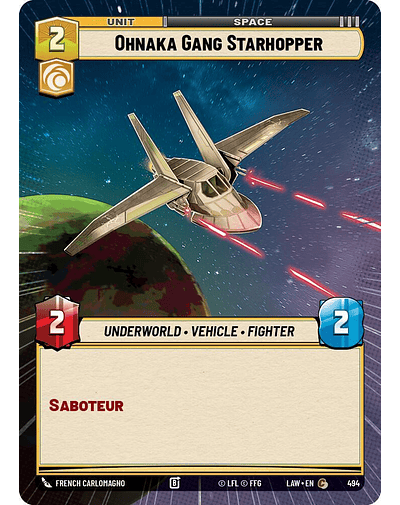 Ohnaka Gang Starhopper (Hyperspace)