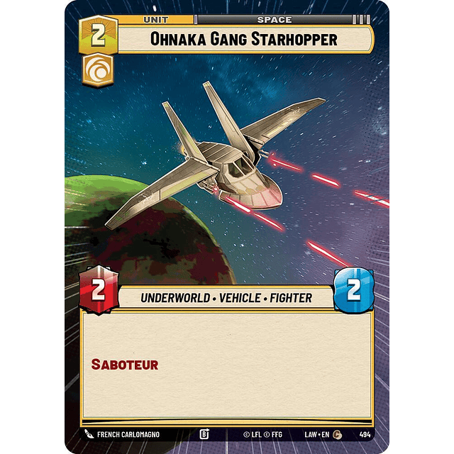 Ohnaka Gang Starhopper (Hyperspace)