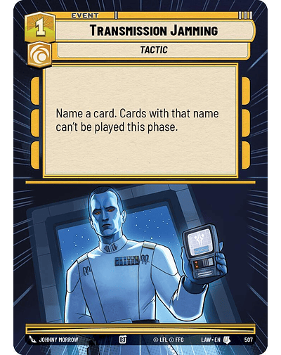 Transmission Jamming (Hyperspace)