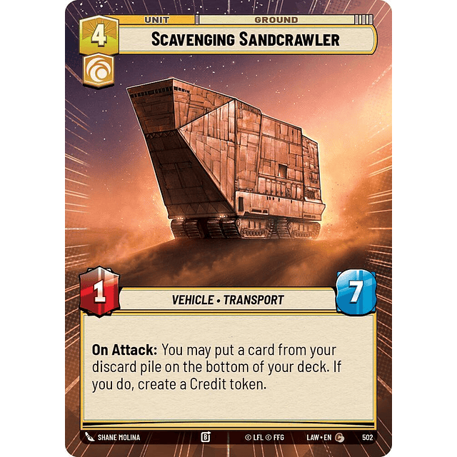 Scavenging Sandcrawler (Hyperspace) 