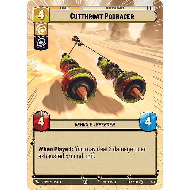 Cutthroat Podracer (Hyperspace)