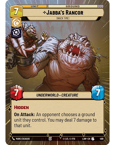 Jabba's Rancor - Snack Time! (Hyperspace)