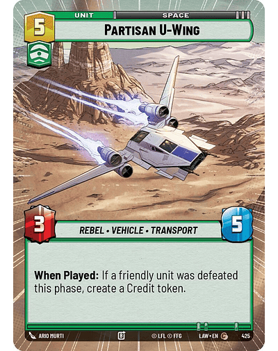 Partisan U-Wing (Hyperspace)