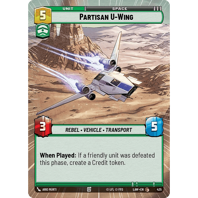 Partisan U-Wing (Hyperspace)
