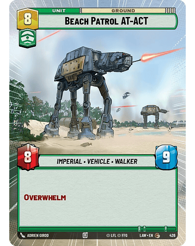 Beach Patrol AT-ACT (Hyperspace)