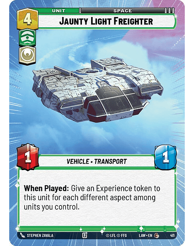 Jaunty Light Frieghter (Hyperspace)