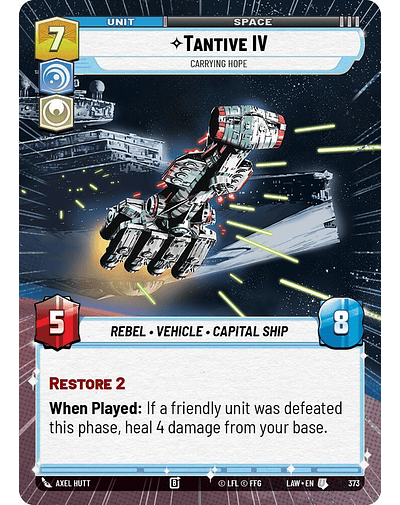 Tantive IV - Carrying Hope (Hyperspace)