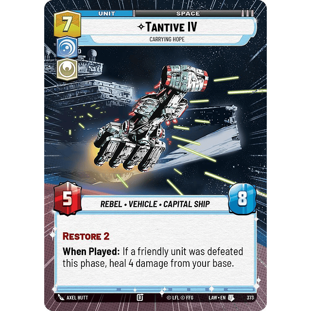 Tantive IV - Carrying Hope (Hyperspace)