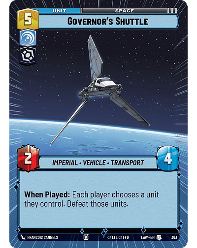 Governor's Shuttle (Hyperspace) 