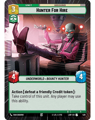 Hunter for Hire (Hyperspace)