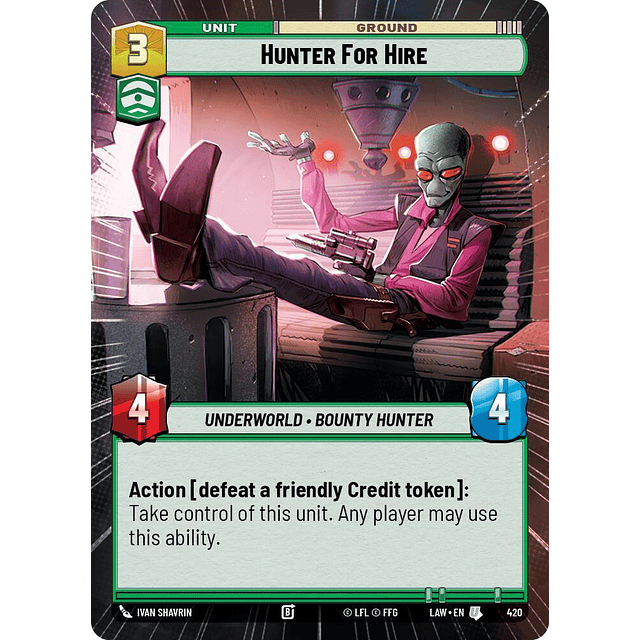 Hunter for Hire (Hyperspace)