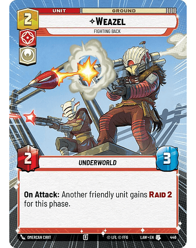 Weazel - Fighting Back (Hyperspace)