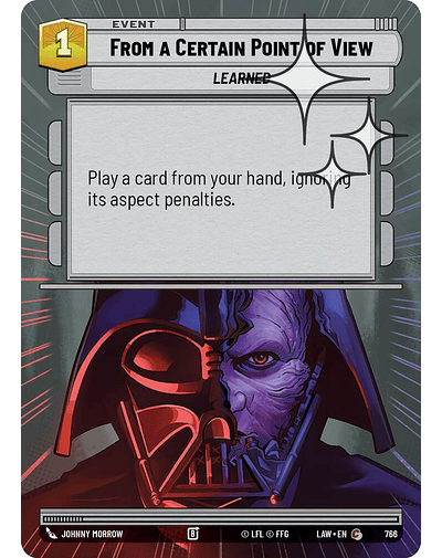 From a Certain Point of View (Hyperspace Foil)