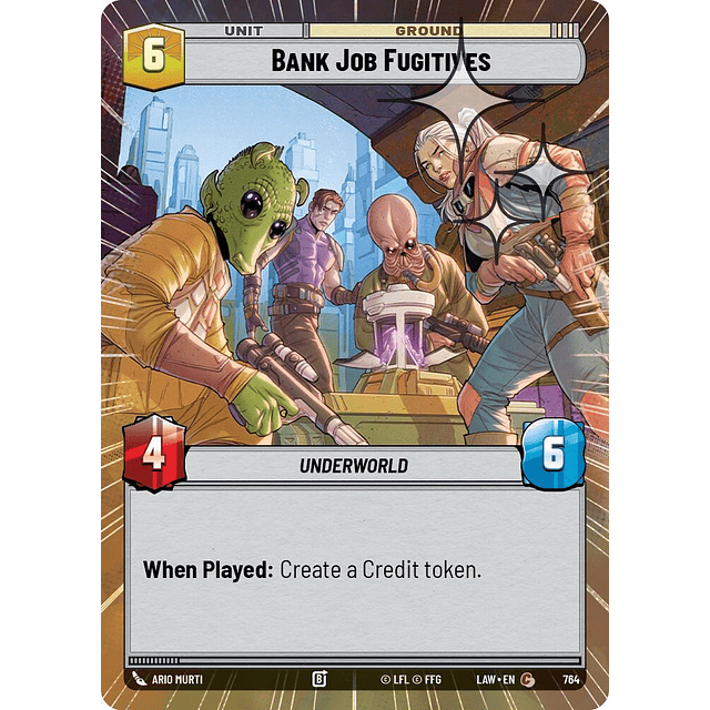 Bank Job Fugitives (Hyperspace Foil)