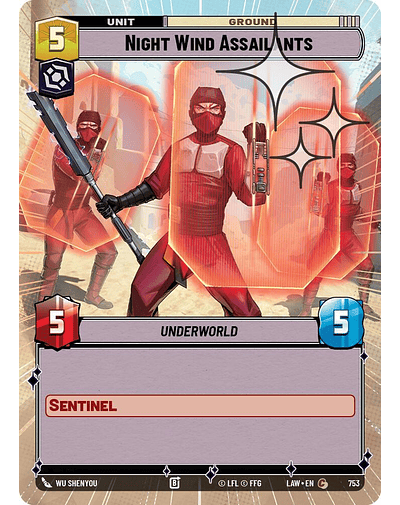 Night Wind Assailants (Hyperspace Foil)