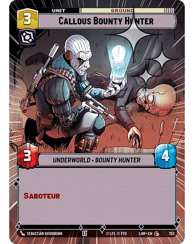 Callous Bounty Hunter (Hyperspace Foil)