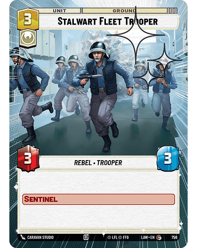 Stalwart Fleet Trooper (Hyperspace Foil)
