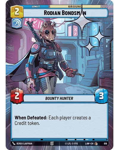 Rodian Bondsman (Hyperspace Foil)
