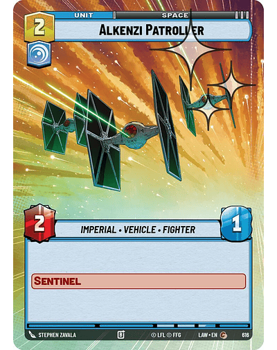 Alkenzi Patroller (Hyperspace Foil)