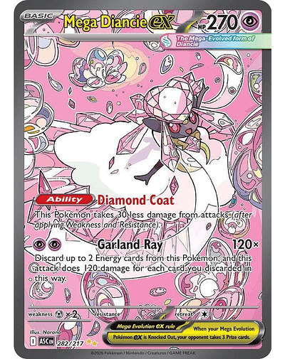 Mega Diancie ex - 282/217