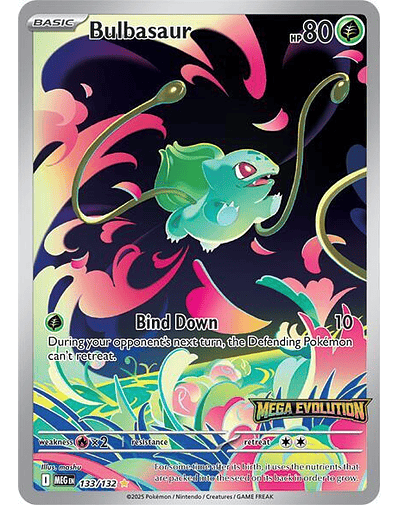 Bulbasaur - 133/132 (STAMPED PROMO) 