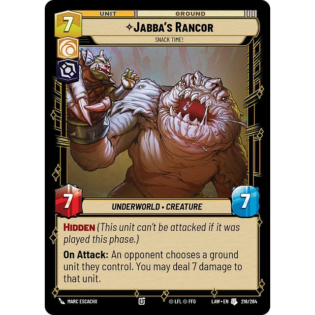 Jabba's Rancor - Snack Time!  2