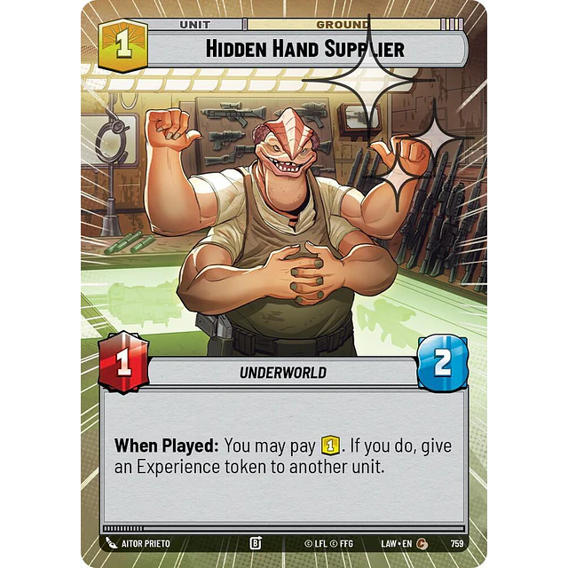 Hidden Hand Supplier  3